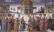 Christ giving the Keys to St.Peter Pietro Perugino